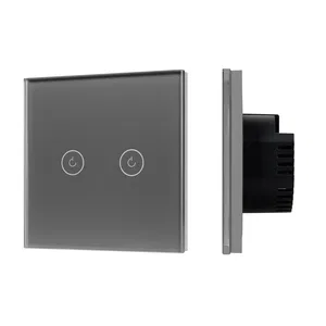 Выключатель сенсорный SWT-OMALI-S02-ZB-GR (250V, 10A, Zigbee) (Arlight, Стекло)