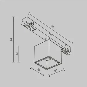 Трековый светильник Alfa S (Exility)