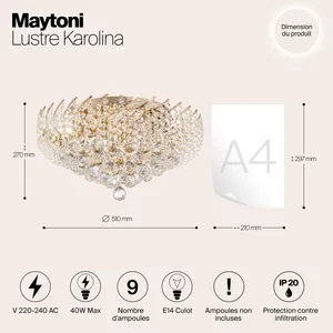 Потолочный светильник Maytoni DIA120-09-G