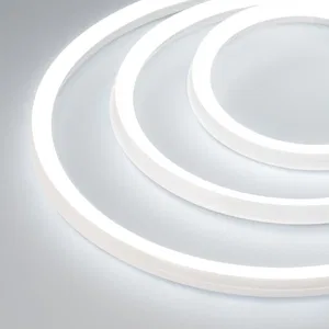 Лента герметичная MOONLIGHT-3D-A168-15x15mm 24V White6000 (7.2 W/m, IP67, 2835, 5m, wire x1) (Arlight, Силикон)