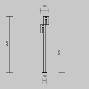 Ландшафтный светильник Outdoor O494FL-L20B3K