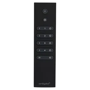 Пульт SR-2833N-Z4 Black (диммер 4 зоны) (Arlight, IP20 Пластик, 3 года)