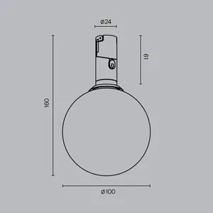 Трековый светильник Technical TR208-1-5W3K-B