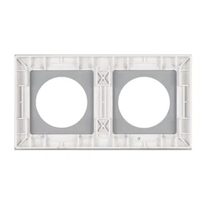 Рамка стеклянная FRM-GLARE-GC-2-WH (Arlight, -)