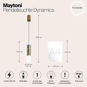 Подвесной светильник Maytoni MOD326PL-01MG