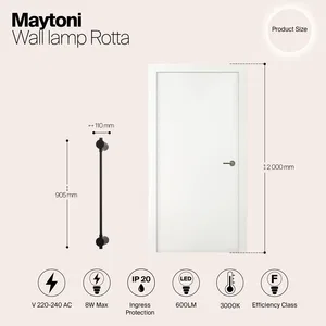 Настенный светильник (бра) Maytoni MOD413WL-L8B3K