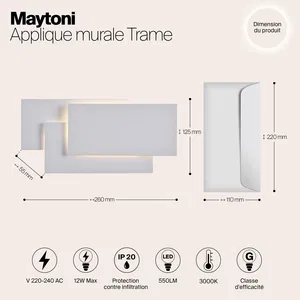 Настенный светильник (бра) Maytoni C804WL-L12W