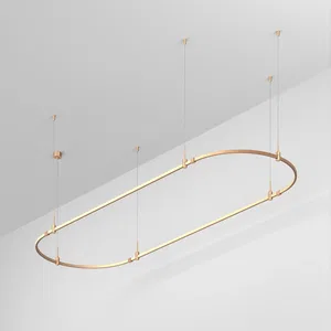 Основание ART-APRIORI-OVAL-HANG-3000x1000 (GD) (Arlight, IP20 Металл, 3 года)