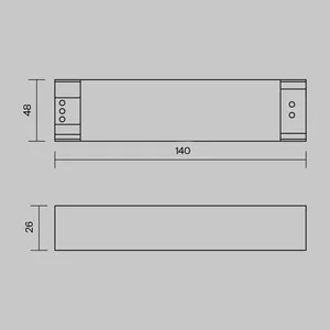 Источник напряжения Technical PSL005-100W-48V-IP20