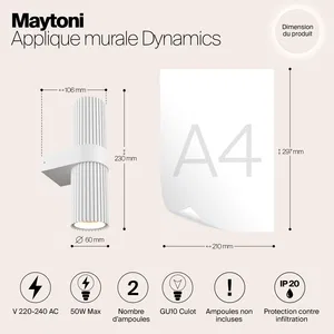 Настенный светильник (бра) Maytoni MOD326WL-02W