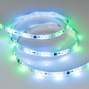 Лента герметичная SPI-SE-B30-10mm 12V RGB-PX3 (7.2W/m, IP65, 5060, 5m) (Arlight, бегущий огонь)
