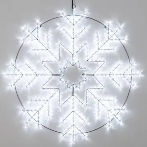 Фигура светодиодная ARD-SNOWFLAKE-M8-950x950-540LED White (230V, 33W) (Ardecoled, IP65, 1 год)