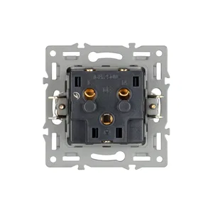 Механизм розетки влагозащищённый SCT-MCP-PL-BK (250V, 16A) (Arlight, -)