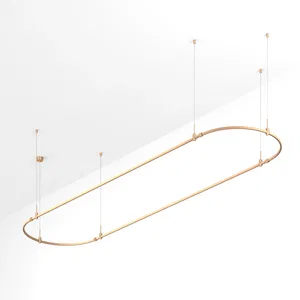Основание ART-APRIORI-OVAL-HANG-4000x1000 (GD) (Arlight, IP20 Металл, 3 года)