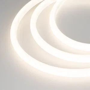 Лента герметичная MOONLIGHT-TOP-A140-16x15mm 24V Day5000 (9.6 W/m, IP65, 2835, 5m, wire x1) (Arlight, Вывод вниз, 3 года)