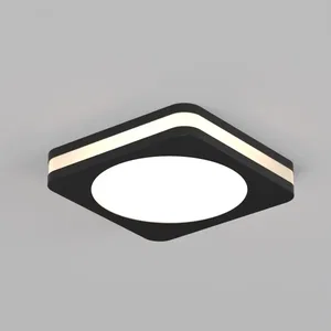 Светодиодная панель LTD-80x80SOL-BK-5W Warm White (Arlight, IP44 Пластик, 3 года)