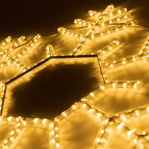 Фигура светодиодная ARD-SNOWFLAKE-M10-1000x900-504LED Warm (230V, 31W) (Ardecoled, IP65, 1 год)