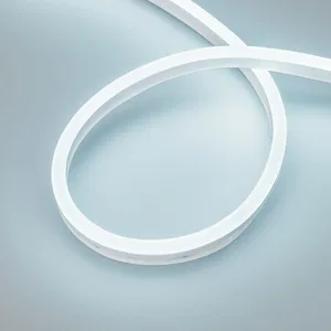 Лента герметичная AURORA-PS-A120-16x8mm 24V White6000 (10 W/m, IP65, 2835, 5m) (Arlight, Силикон)