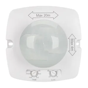 Датчик NAVE-PIR-UP-S102x102-500W-WH (230V, 2.17A, MULTI) (Arlight, IP20 Пластик, 5 лет)