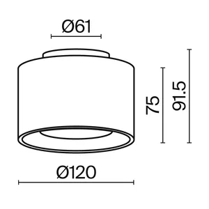 Потолочный светильник Technical C009CW-L16B4K