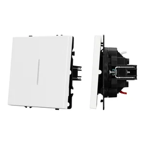 ARL NOBE Выключатель 1 кл подсветка софт-тач белый кварц SWT-MK01-SFPL-L-WH (250V, 10A) (Arlight, -)