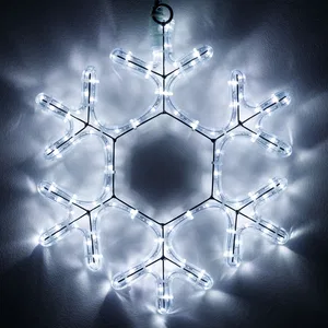 Фигура светодиодная ARD-SNOWFLAKE-M7-450x375-108LED White (230V, 6.5W) (Ardecoled, IP65, 1 год)