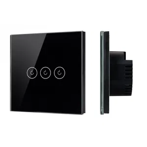 Выключатель сенсорный SWT-OMALI-S03-ZB-BK (250V, 10A, Zigbee) (Arlight, Стекло)
