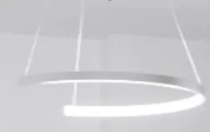 Люстра LED подвесная дуга D60CM "КАБИНЕТ стиль современный" + димм/пульт
