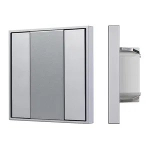 INTELLIGENT ARLIGHT Панель KNX-223-2-GREY (BUS) (IARL, IP20 Металл, 3 года)