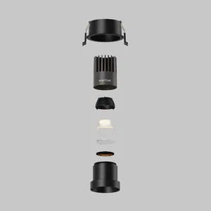 Встраиваемый светильник Technical DL116-10W-3K-B