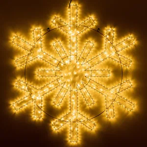 Фигура светодиодная ARD-SNOWFLAKE-M11-1250x1200-604LED Warm (230V, 36.5W) (Ardecoled, IP65, 1 год)