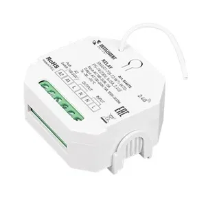 INTELLIGENT ARLIGHT Релейный модуль SMART-701-72-WTI-WTO-PS-IN (230V, 1x15A, 2.4G) (IARL, IP20 Пластик, 5 лет)
