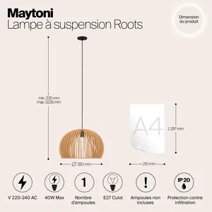 Подвесной светильник Maytoni MOD195PL-01W