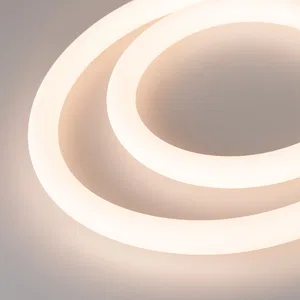 Лента герметичная MOONLIGHT-TOP-M768-D25mm 24V White-MIX 360deg (14.4 W/m, IP65, 2216, 5m, wire x1) (Arlight, Вывод прямой, 3 года)