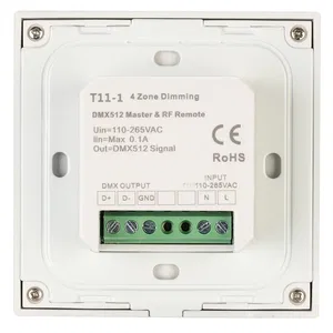 Панель Sens SMART-P29-DIM White (230V, 4 зоны, 2.4G) (Arlight, IP20 Пластик, 5 лет)