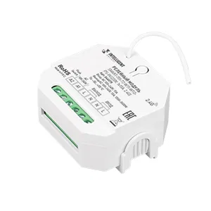 INTELLIGENT ARLIGHT Релейный модуль SMART-701-72-WTI-WTO-PS-IN (230V, 1x15A, 2.4G) (IARL, IP20 Пластик, 5 лет)