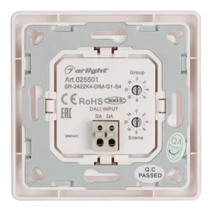 INTELLIGENT ARLIGHT Панель DALI-223-1G-4SC-IN (BUS, только сцены) (Arlight, -)