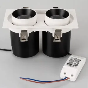 Светильник LTD-PULL-S110x210-2x10W Warm3000 (WH, 24 deg, 230V) (Arlight, IP20 Металл, 5 лет)