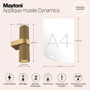 Настенный светильник (бра) Maytoni MOD326WL-02MG