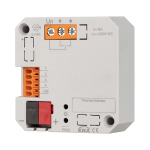 INTELLIGENT ARLIGHT Модуль управления шторами KNX-502-72-IN (BUS, 2x8A) (IARL, IP20 Пластик, 3 года)