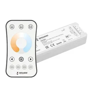 INTELLIGENT ARLIGHT Диммер SMART-SET-PWM-102-72-MIX-SUF White (12-24V, 2x5A, ПДУ RING 10кн, 2.4G) (IARL, Контроллер)