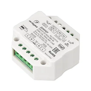 Диммер SMART-D5-TUYA-DIM-IN (230V, 1.5A, TRIAC, WiFi, 2.4G) (Arlight, IP20 Пластик, 5 лет)