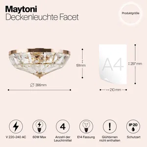 Потолочный светильник Maytoni MOD094CL-04G