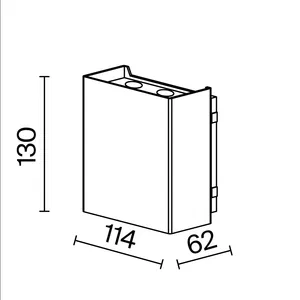 Уличный настенный светильник Outdoor O505WL-L6B3K