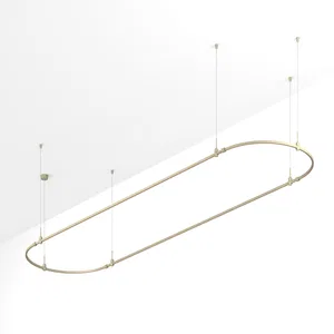 Основание ART-APRIORI-OVAL-HANG-4000x1000 (OG) (Arlight, IP20 Металл, 3 года)