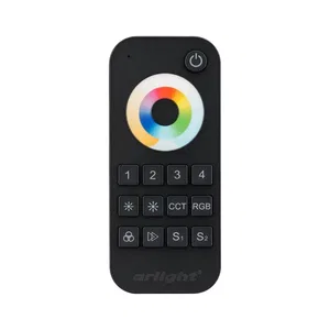 Пульт SMART-R22-MULTI Black (4 зоны, 2.4G) (Arlight, IP20 Пластик, 5 лет)