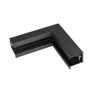 Коннектор угловой MAG-CON-4560-F-L90-INT (BK, внутренний) (Arlight, IP20 Металл, 5 лет)