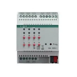 INTELLIGENT ARLIGHT Релейный модуль KNX-708-SW10-DIN (BUS, 8x10A) (Arlight, -)