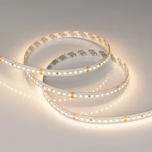 Лента RT-A144-10mm 24V Warm3000 (7.7 W/m, IP20, 2835, 5m) (Arlight, высок.эфф.200 лм/Вт)
