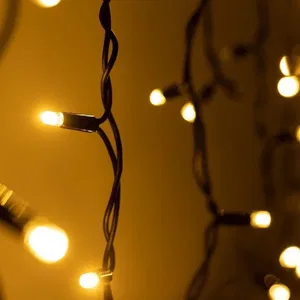 Светодиодная гирлянда ARD-EDGE-PRO-4000x600-BLACK-128LED-MILK-FLASH Warm/Warm (230V, 8W) (Ardecoled, IP65, 2 года)